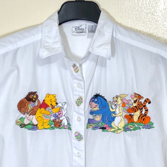 Vintage Disney Store Easter Winnie The Pooh Shirt - Picture 2 of 6